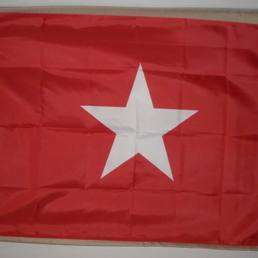 Jane Long Second Republic of Texas 3' x 5' Red Flag Banner Mexico Nacogdoches